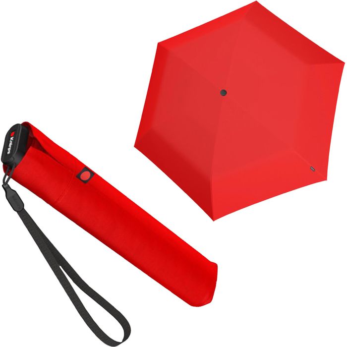 21cm Slim Böttcher manuell, Light Knirps – Taschenschirm, Ultra Regenschirm Manual, red, geschlossen US.050 AG