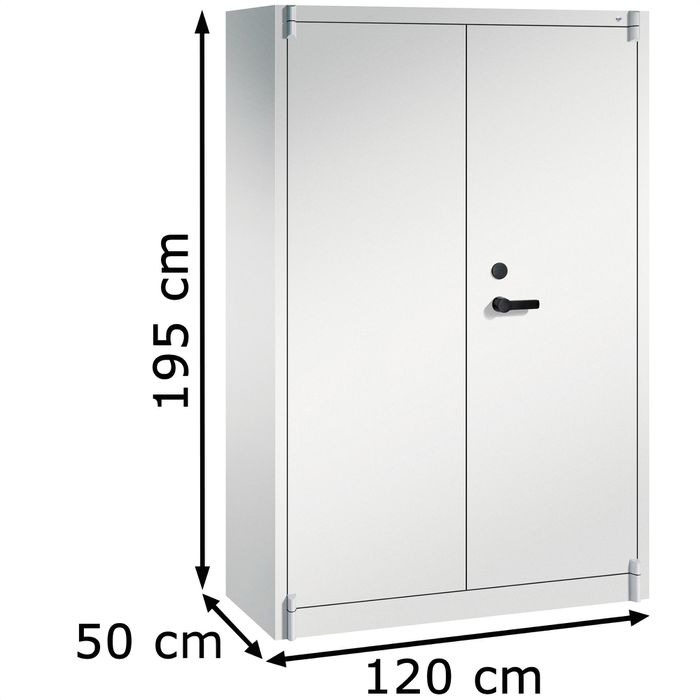 CP-Möbel Aktenschrank Certos C4000, aus Metall, feuerfest, 120 x 195 x