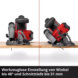 Produktbild für Handkreissäge Einhell-Professional TP-CS 18/136-C Li BL - Solo