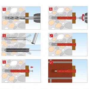 Produktbild für Schrauben-Dübel-Set Tox 062101451, Fassad SK