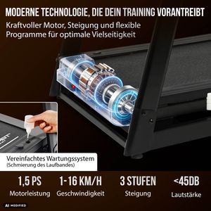 Produktbild für Laufband Christopeit TM 4000 S, mit manueller Steigung