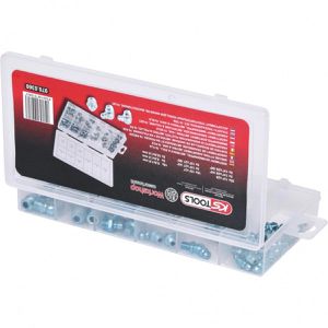 Produktbild für Schmiernippel KS-Tools 970.0360, gerade &amp; abgewinkelt, Set