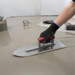 Produktbild für Glättkelle Schwan 400040, Bodenlegerkelle mit Holz-Griff