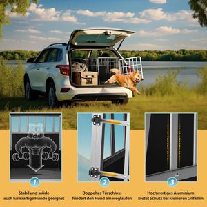 Produktbild für Tiertransportbox CADOCA Gr. L, aus Aluminium