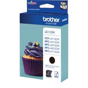 Produktbild für Tinte Brother LC-123BK schwarz