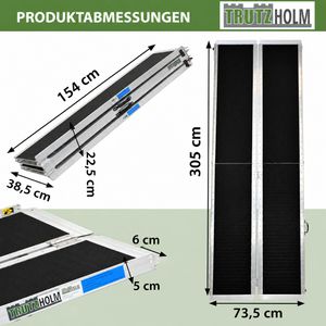 Produktbild für Auffahrrampe Trutzholm 37897, Rollstuhl-Rampe