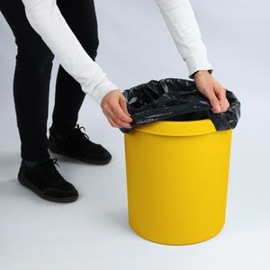Produktbild für Papierkorb Helit H6106118, the german, gelb
