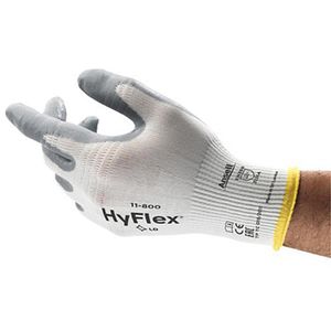 Produktbild für Schnittschutzhandschuhe Ansell HyFlex weiß, 11-800