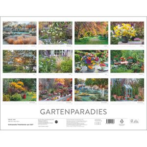 Produktbild für Bildkalender Heye 21789, Gartenparadies, Jahr 2027