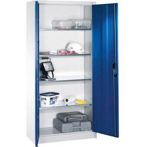 Produktbild für Werkzeugschrank CP-Möbel 8921-00, aus Metall, grau / blau