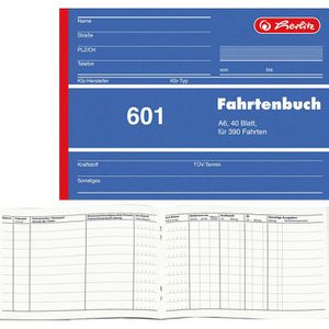 Fahrtenbuch Herlitz 601, A6 quer
