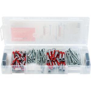 Produktbild für Schrauben-Dübel-Set Fischer 560097, Mini FixTainer
