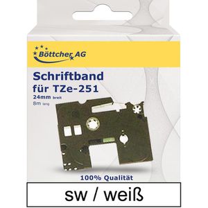 Schriftband Böttcher-AG für Brother TZe-251, 24mm