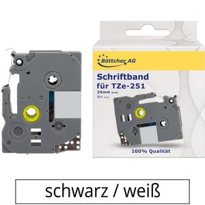 Schriftband Böttcher-AG für Brother TZe-251, 24mm