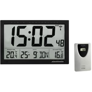 Produktbild für Wanduhr TFA 60.4510 XL, Kunststoff, digital, Funkuhr