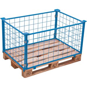 Produktbild für Palettenaufsatz VARIOfit Typ 62, pa-080.020, blau, Stahl