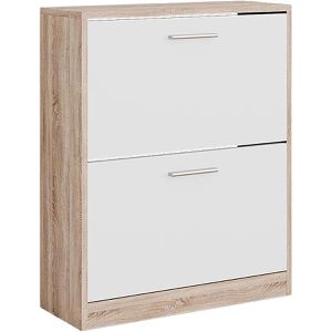 Produktbild für Schuhschrank Vicco Gizmo, sonoma eiche / weiß