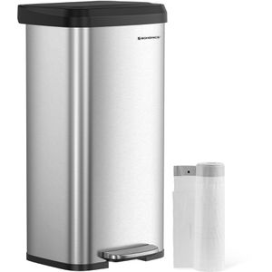 Mülleimer Songmics LTB520E68, silber