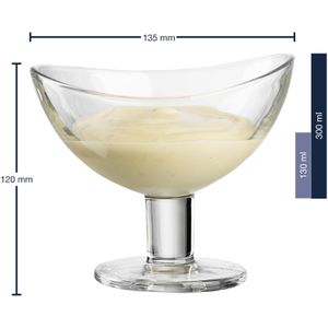 Produktbild für Dessertschalen Leonardo Loop 043369, mit Fuß