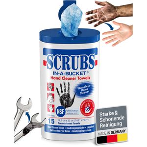 Produktbild für Reinigungstücher Scrubs 042215, In-a-Bucket, Original, feucht