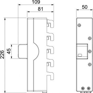 Produktbild für Überspannungsableiter OBO MCF25-NAR-TN, 255 V UC, T1 + T2