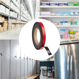 Produktbild für Magnetband Böttcher-AG rot