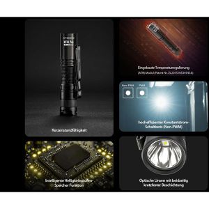 Produktbild für Taschenlampe Nitecore MT1A Pro, LED, aufladbar
