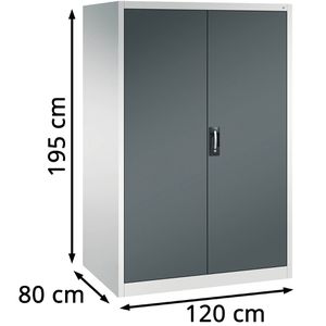 Produktbild für Werkzeugschrank CP-Möbel 8934-00, aus Metall, grau/anthrazit