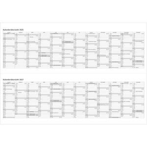 Produktbild für Tischkalender Zettler 377201, blau, Wochenkalender quer