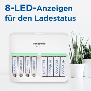 Produktbild für Akku-Ladegerät Panasonic Eneloop BQ-CC63