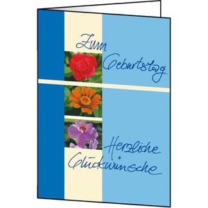 Produktbild für Geburtstagskarte Sigel DS610, Trio
