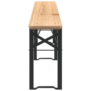 Produktbild für Bierzeltgarnitur vidaXL 363113, braun