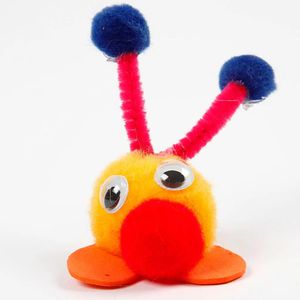 Produktbild für Pompons Creativ-Company 51890, farbig sortiert