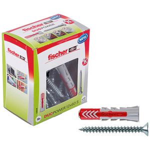 Schrauben-Dübel-Set Fischer 538258, DuoPower S LD