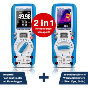 Produktbild für Multimeter PeakTech P 3450A, digital True RMS, App-fähig