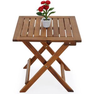 Produktbild für Beistelltisch CASARIA 100030, akazie, wetterfest, eckig