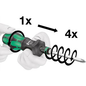 Produktbild für Schraubendreher Wera 826 T Kraftform Turbo
