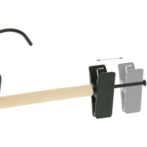 Produktbild für Hosenbügel Relaxdays 100377250, aus Metall / Holz