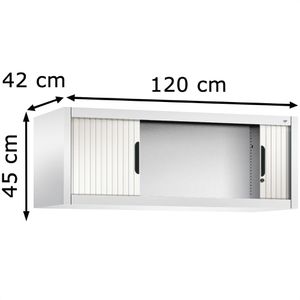 Produktbild für Aufsatzschrank CP-Möbel Omnispace, verkehrsweiß