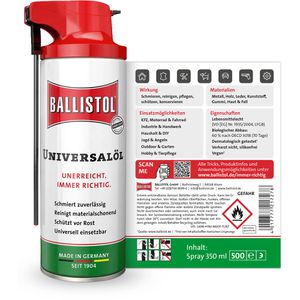 Produktbild für Multifunktionsöl Ballistol 21727 Universalöl, lebensmittelecht