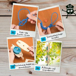 Produktbild für Bastelset Kosmos 604325 Knoten Abenteuer-Box