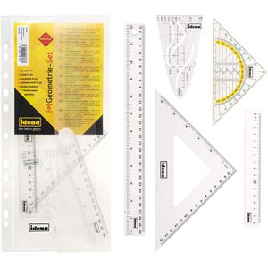 Geometrie-Set Idena abheftbar 22923, 6-teilig