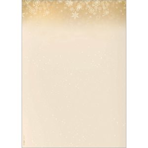 Produktbild für Weihnachtsbriefpapier Sigel DP633, Golden Christmas Night