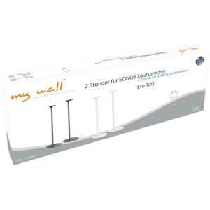 Produktbild für Lautsprecherständer myWall HS42L, schwarz, aus Metall, 2 Stück