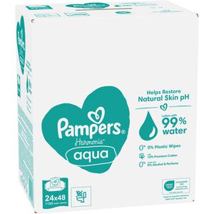 Produktbild für Feuchttücher Pampers Harmonie Aqua, 1152 Tücher