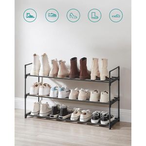 Produktbild für Schuhregal Songmics LSA13BK, aus Metall