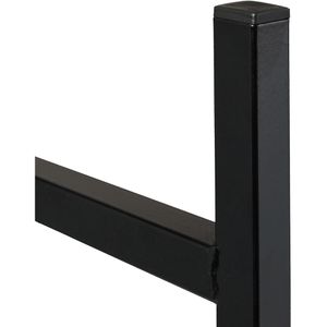 Produktbild für Kaminholzregal Relaxdays 2-teilig, schwarz