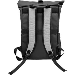 Produktbild für Laptop-Rucksack Monolith Rolltop 1503 schwarz/grau