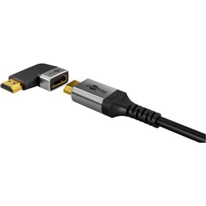 Produktbild für HDMI-Adapter Goobay 72012, 270 Grad gewinkelt, seitlich