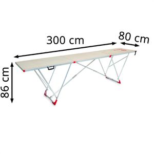 Produktbild für Tapeziertisch Euroline eurotap, 8100180
